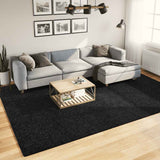 Rug OVIEDO Short Pile Black 240x340 cm 375563