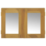 ZNTS Mirror Cabinet 60x10x40 cm Solid Wood Teak 338242
