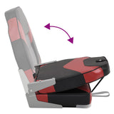 4 Piece Foldable Boat Seat Set High Backrest 3284339