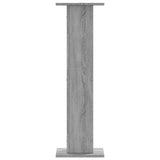 Speaker Stands 2 pcs Grey Sonoma 30x30x95 cm Engineered Wood 852677