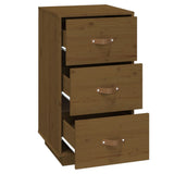 Bedside Cabinet Honey Brown 40x40x75 cm Solid Wood Pine 818341