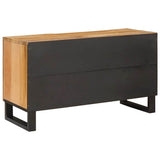 TV Cabinet with Storage Brown 80 x 33 x 46 cm Solid Mango Wood 4018059