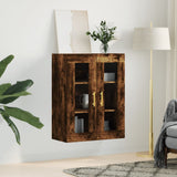 Wall Mounted Cabinet Smoked Oak 69.5x34x90 cm 828473