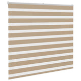 Zebra Blind Sand Brown 160x150 cm Fabric Width 155.9 cm Polyester 4014559
