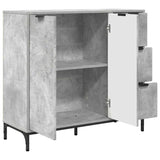 Sideboard Concrete Grey 89.5 x 33 x 82 cm Engineered Wood 883457