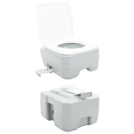 Camping Toilet Grey 41.5 x 36.5 x 42 cm 42001435