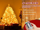 4 FT Pre-lit Artificial Christmas Tree, Hinged Xmas Pine Tree with 346 Branch Tips, 140 Lights and 28937358