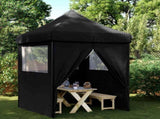 Party Tent Folding Black 200 x 200 x 306 cm Oxford Fabric 42023539
