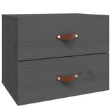 ZNTS Wall-mounted Bedside Cabinet Grey 50x36x40 cm 820980