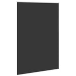 Roller Blind Blackout 140 x 230 cm Black 240174