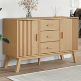 Sideboard OLDEN Brown 114x43x73.5cm Solid Wood Pine 358597