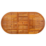 Garden Table x100x75 cm Solid Acacia Wood 41818