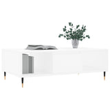 Coffee Table White 104x60x35 cm Engineered Wood 827076