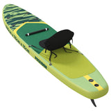 SUP Board with Seat 2-in-1 POSEIDON 305 x 76 x 15 cm Green for 42039127