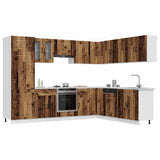 14 Piece Kitchen Cabinet Set "Kalmar" Old Wood Engineered Wood 3314979