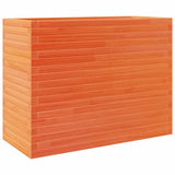 Garden Planter Wax Brown 90x40x68.5 cm Solid Wood Pine 3282491