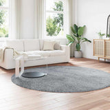 Shaggy Rug High Pile NAVARRA Light Grey 240x240 cm Polyester 4102930