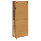 Highboard Old Wood 69.5 x 34 x 180 cm Engineered Wood 3415785