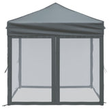 ZNTS Folding Party Tent with Sidewalls Anthracite 2x2 m 93509