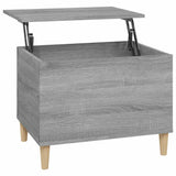 Coffee Table Grey Sonoma 60x44.5x45 cm Engineered Wood 819570