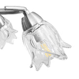 Ceiling Lamp with Transparent Glass Shades for 5 E14 Bulbs Tulip 289233