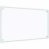 Kitchen Backsplash Transparent 100x60 cm Tempered Glass 249477