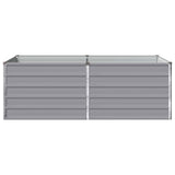 Raised Garden Bed Grey 160 x 80 x 55 cm cold-rolled steel 8006398