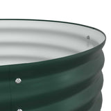 Garden Raised Bed Green 160 x 80 x 44 cm Steel 42008130