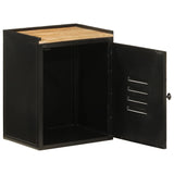 Bathroom Cabinet 40x30x50 cm Iron and Solid Wood Mango 358565