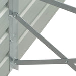 ZNTS Garden Raised Bed Galvanised Steel 320x40x45 cm Anthracite 47055