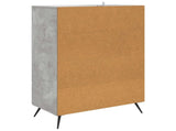 Sideboard Concrete Grey 66 x 34.5 x 95 cm Engineered Wood 895588