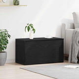 Storage Box Black Oak 84 x 42 x 46 cm Engineered Wood 862633