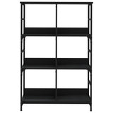 Bookshelf Black 78.5x33x117.5 cm Engineered Wood 835249