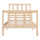 Bed Frame without Mattress Small Single Solid Wood 3101113