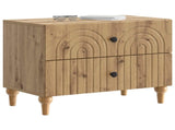 Bedside Cabinet Artisan Oak 62 x 34.5 x 48 cm Engineered Wood 894094
