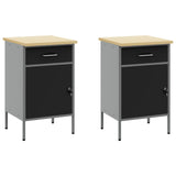 Work Cabinet Set with Drawer with Shelf with Storage 8 pcs Grey 3321418