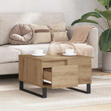 Coffee Table Artisan Oak 55 x 55 x 36.5 cm Engineered Wood 881664