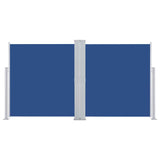 Retractable Side Awning Blue 140x600 cm 48458
