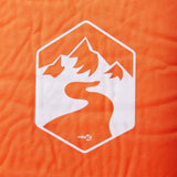 Self Inflating Camping Mattress with Pillow 1-Person Orange 4007134