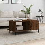 Coffee Table Brown Oak 90x50x40 cm Engineered Wood 829499