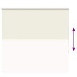 Roller Blind Blackout Off White 145x150 cm Fabric Width 141.6 cm Polyester 4011657
