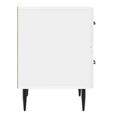 Bedside Cabinet 2 pcs High Gloss White 43 x 34.5 x 47.5 cm 894764