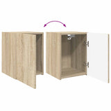 TV Cabinet Set Wall-mounted 4 pcs Sonoma Oak Engineered Wood 3408999
