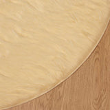 Faux Sheepskin Rug TAFALLA Cream 200 cm Polyester 42021517