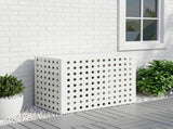 Air Conditioner Cover White 100 x 50 x 70 cm Steel 8014130