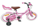 Kids Bike 16 Inches for 4-6 Years Old Light Pink 42009421