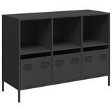 Sideboard Black 101.5x39x73.5 cm Cold-rolled Steel 851364