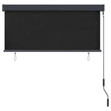 Roller Shade Anthracite Polyester with PA Coating 140x250cm 145970