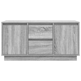 TV Cabinet with LED Lights Grey Sonoma 100x41x50 cm 861414