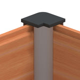 Garden Raised Bed Brown 250 x 50 x 54 cm 42039008